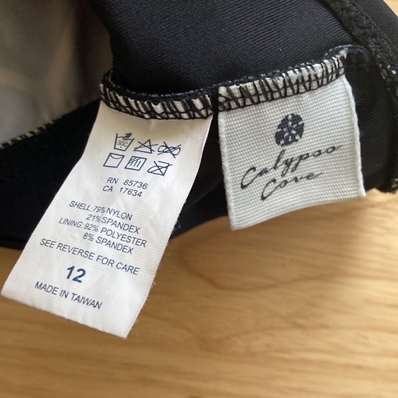 Calypso Cove Tankini Top Only, Women’s Size 12 - Picture 4 of 4